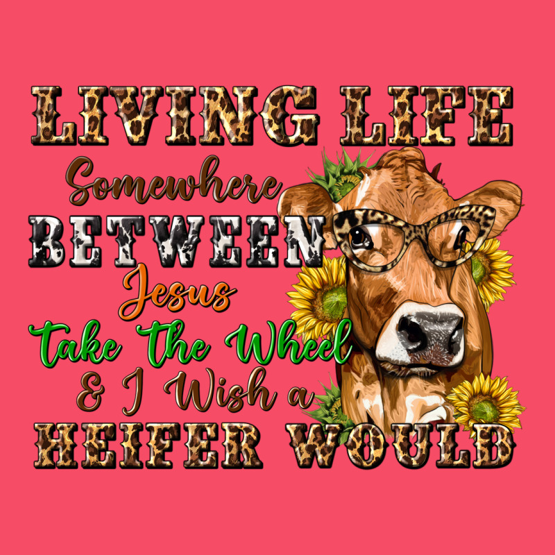 Living Life Somewhere Between Jesus Take The Wheel Premium Sweatshirt by texasbilliewilder | Teevron