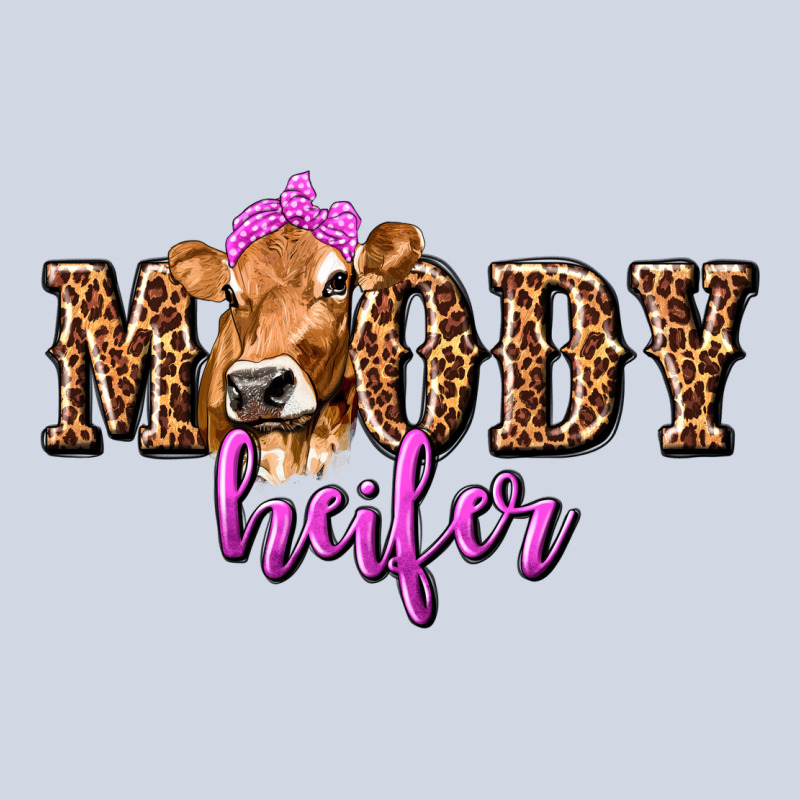 Moody Heifer With Leopard Tbw Premium Sweatshirt by texasbilliewilder | Teevron