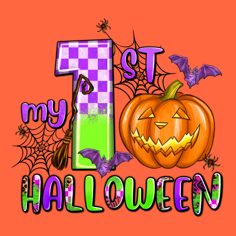 My First Halloween Pumpkin Premium Hoodie by AdoDesignShop | Teevron