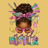 Nail Hustler Afro Messy Bun Premium Sweatshirt | Teevron