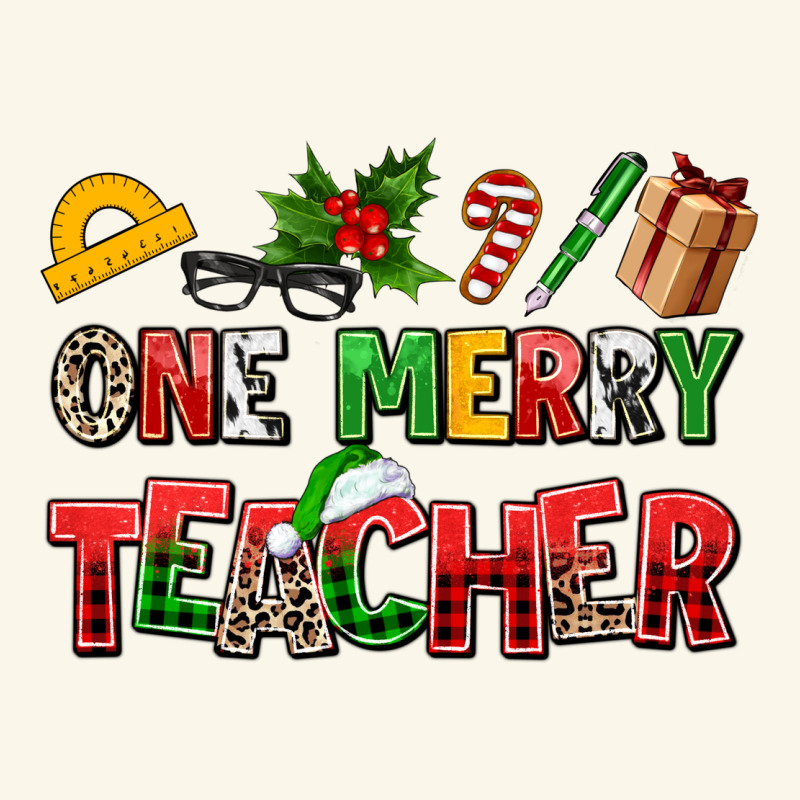 One Merry Teacher Premium Hoodie by AdoDesignShop | Teevron