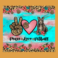 Peace Love Pitbull Premium Hoodie | Teevron
