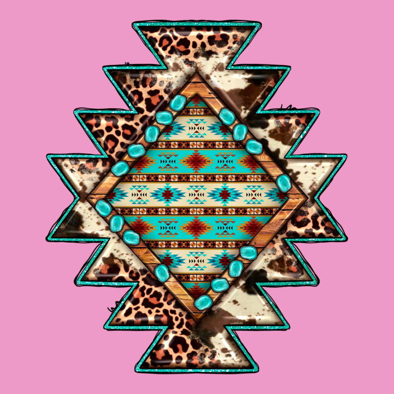 Cowhide Leopard Gemstone Aztec Urban Hoodie by JahusDesignShop | Teevron