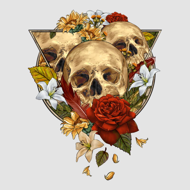 Triangle Flower Skeletons Premium Sweatshirt by RanaPortraitStore | Teevron