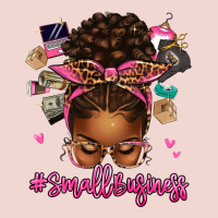 Small Business Afro Messy Bun Premium Sweatshirt | Teevron
