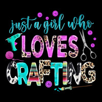 Just A Girl Who Loves Crafting Urban Hoodie | Teevron