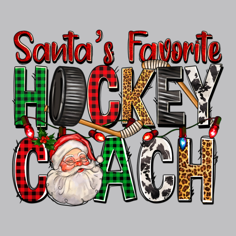 Santa's Favorite Hockey Coach For Christmas Classic Tee by FaDigitalArtStudio | Teevron