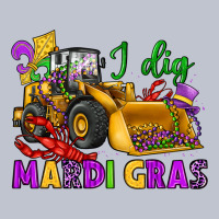 I Dig Mardi Gras Bulldozer Premium Hoodie | Teevron