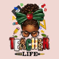 Teacher Life Afro Messy Bun Premium Sweatshirt | Teevron