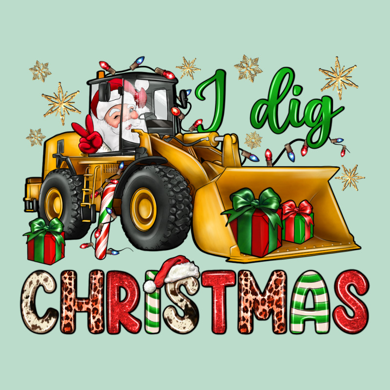 I Dig Christmas Bulldozer Santa Premium Hoodie by JahusDesignShop | Teevron