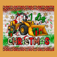 I Dig Christmas Bulldozer Santa Premium Hoodie | Teevron