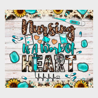 Nursing Is A Work Of Heart Urban Hoodie | Teevron