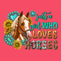 Western Just A Girl Who Loves Horses Premium Sweatshirt | Teevron