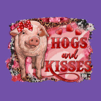 Valentines Day Pig Hogs And Kisses Premium Sweatshirt | Teevron