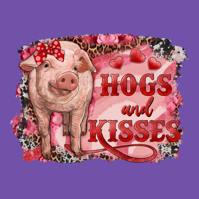 Valentines Day Pig Hogs And Kisses Premium Sweatshirt by RanaPortraitStore | Teevron