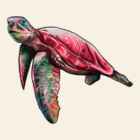 Sea Turtle Pink Glitter Vintage Tee | Teevron