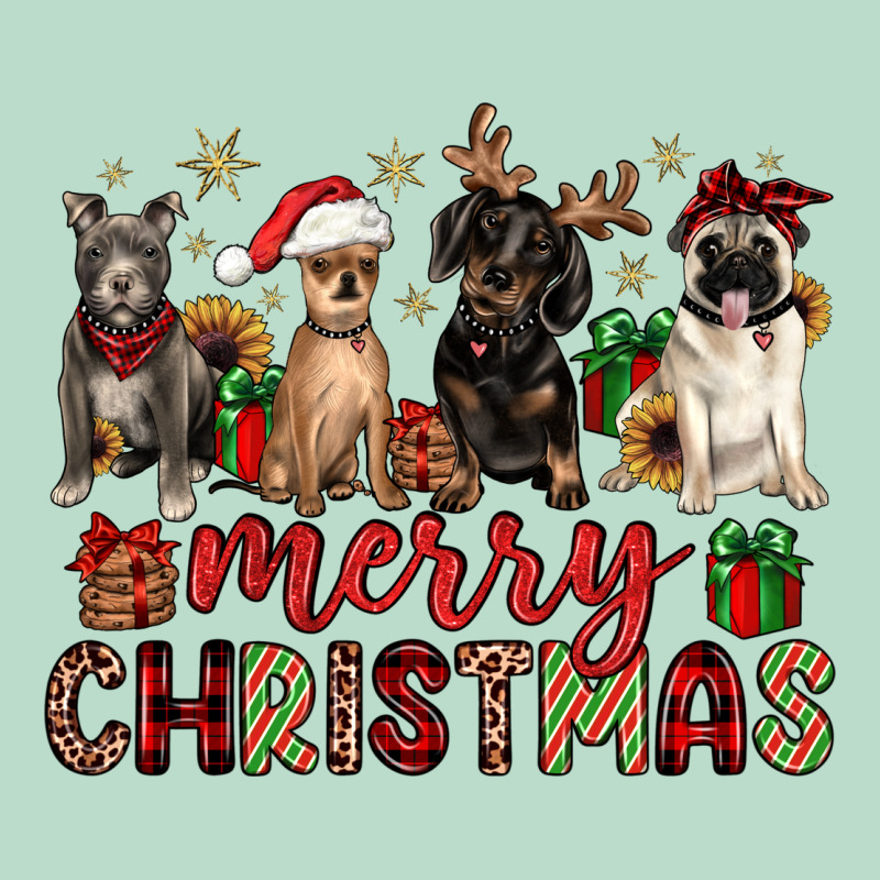 Merry Christmas Chihuahua Pitbull Pug Dachshund Premium Hoodie by JahusDesignShop | Teevron