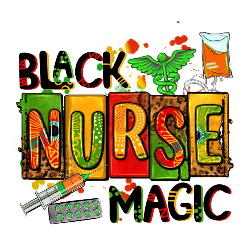 Black Nurse Magic Premium Hoodie by AdoDesignShop | Teevron