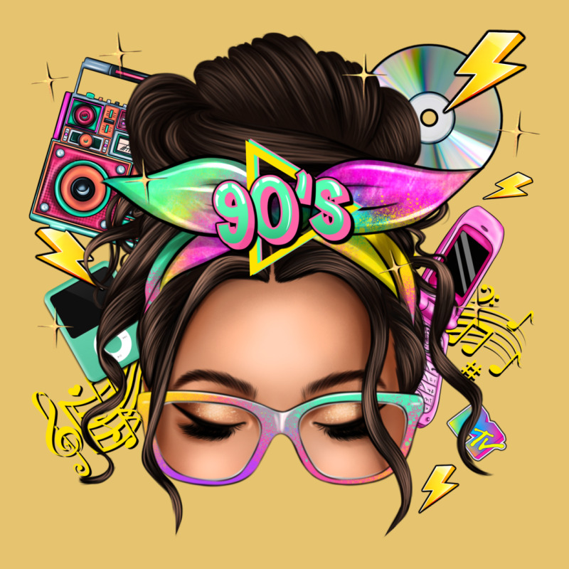 90s Messy Bun Premium Sweatshirt by texasbilliewilder | Teevron