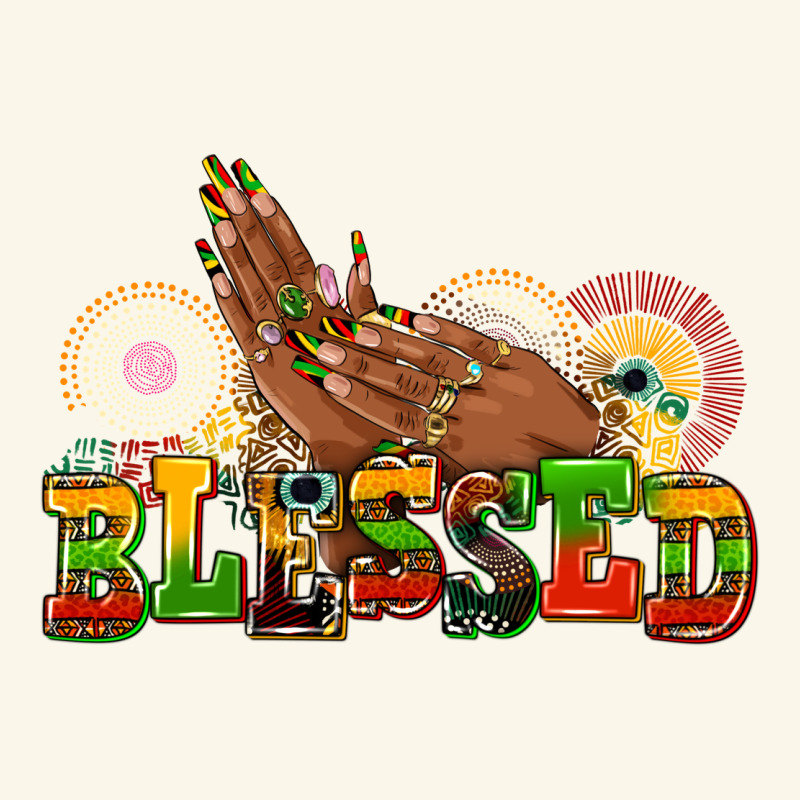 Blessed Afro Woman Hands Premium Hoodie by AdoDesignShop | Teevron