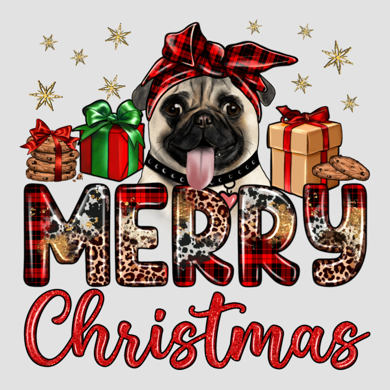 Merry Christmas Pug Premium Hoodie by JahusDesignShop | Teevron