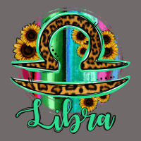 Libra Zodiac Sign Sunflower Leopard Serape Urban Heavy Tee | Teevron