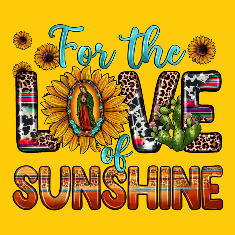 For The Love Of Sunshine Sunflower Our Lady Of Guadalupe Premium Hoodie by JahusDesignShop | Teevron