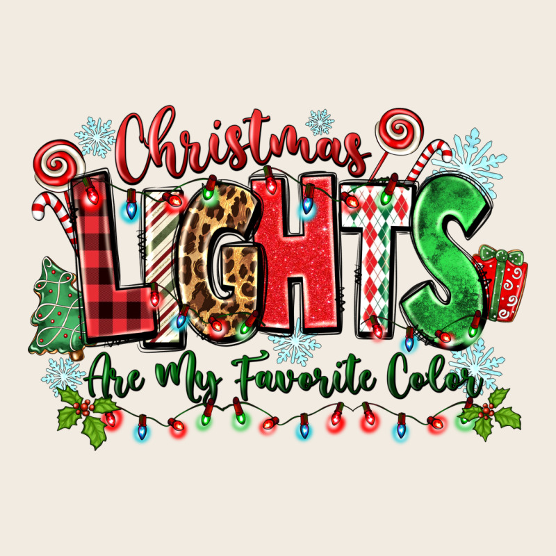 Christmas Lights Are My Favorite Color Premium Sweatshirt by Zillion Design Studio | Teevron