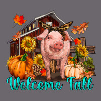 Welcome Fall Pig Premium Sweatshirt | Teevron