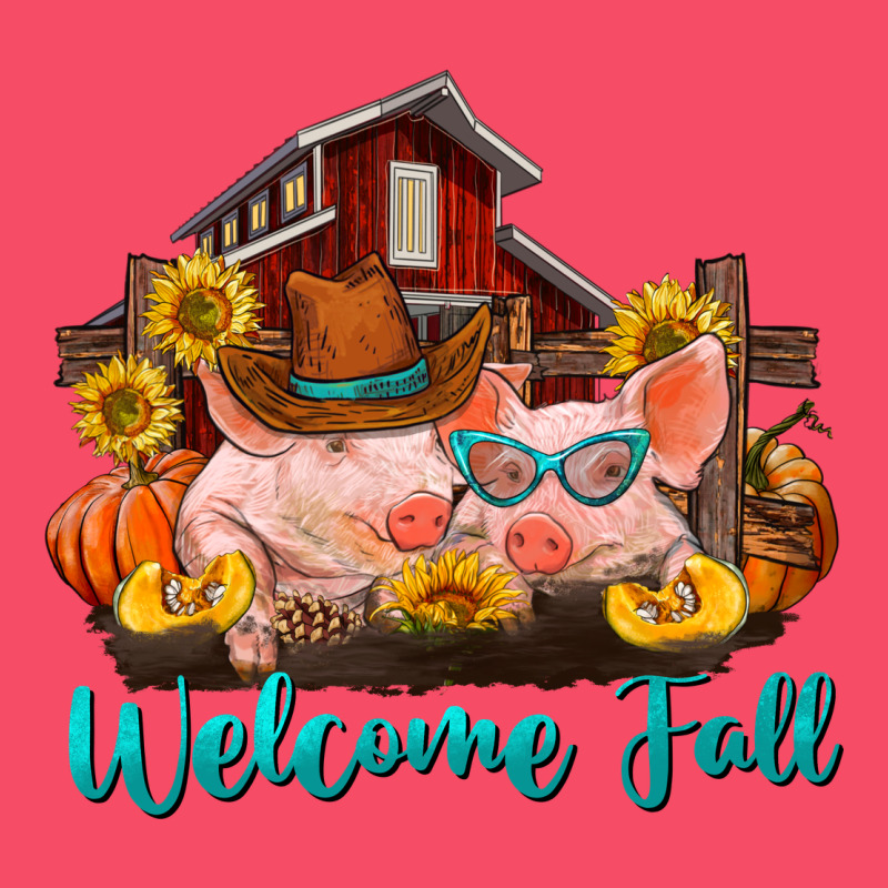 Welcome Fall Pigs Premium Sweatshirt by RanaPortraitStore | Teevron