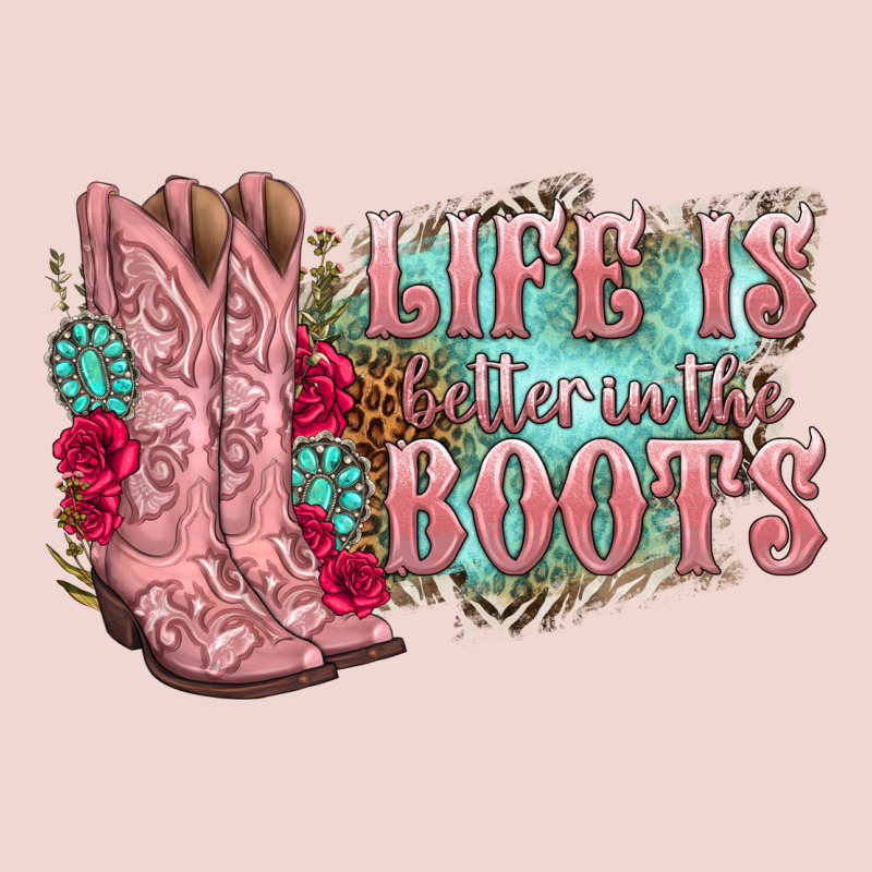 Life Is Better In The Boots Premium Sweatshirt by texasbilliewilder | Teevron