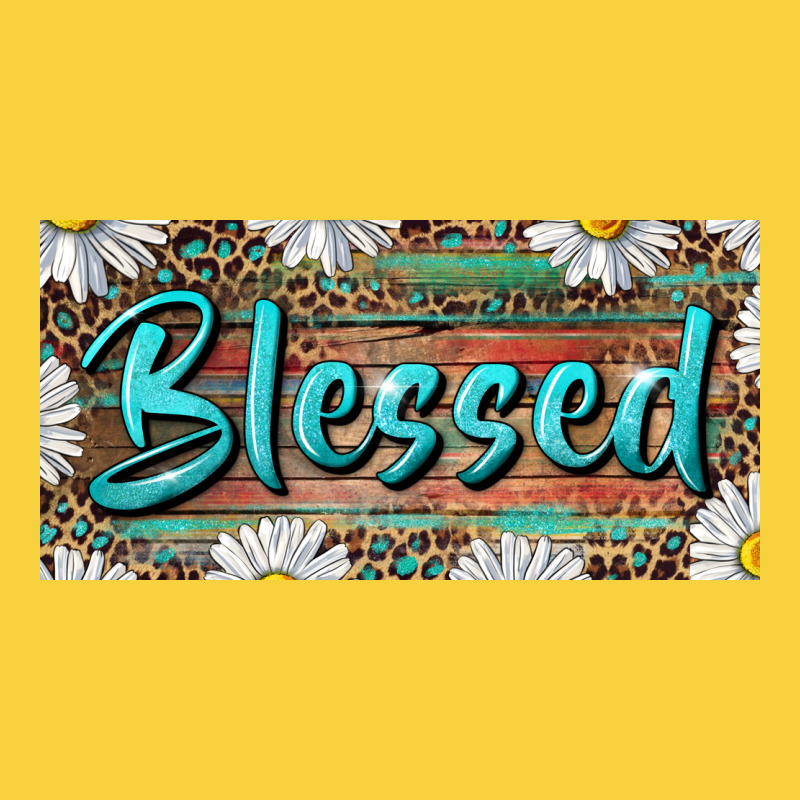 Blessed With Daisy And Leopard Premium Sweatshirt by RanaPortraitStore | Teevron