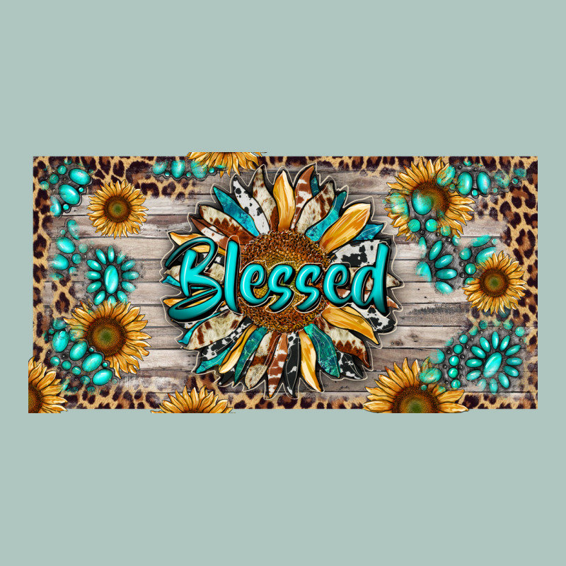 Blessed With Sunflower And Gemstone Premium Sweatshirt by RanaPortraitStore | Teevron