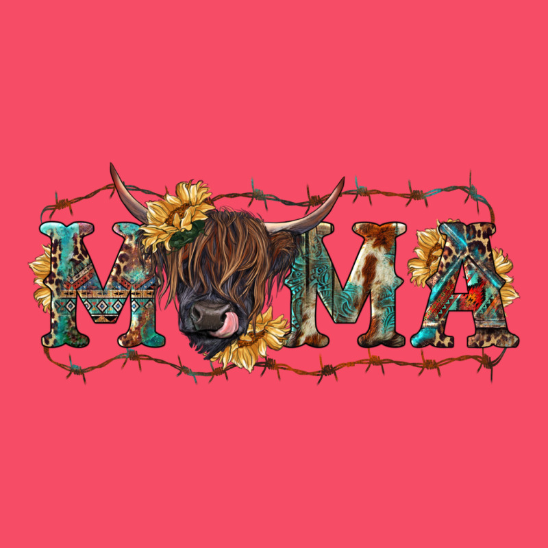 Mama With Highland Cow Premium Sweatshirt by RanaPortraitStore | Teevron
