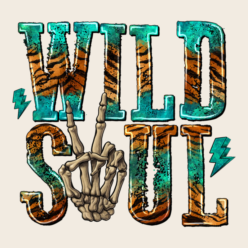 Wild Soul With Skeleton Hand Premium Sweatshirt by texasbilliewilder | Teevron