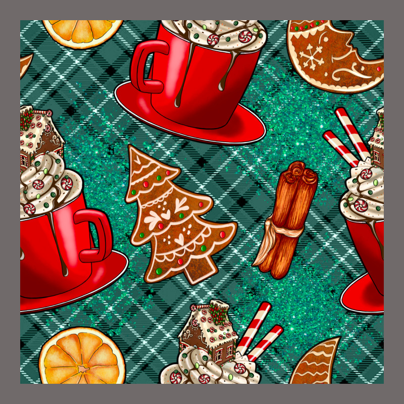 Christmas Hot Chocolate And Cookie Seamless Pattern Urban Hoodie by BundleAndBundleShop | Teevron