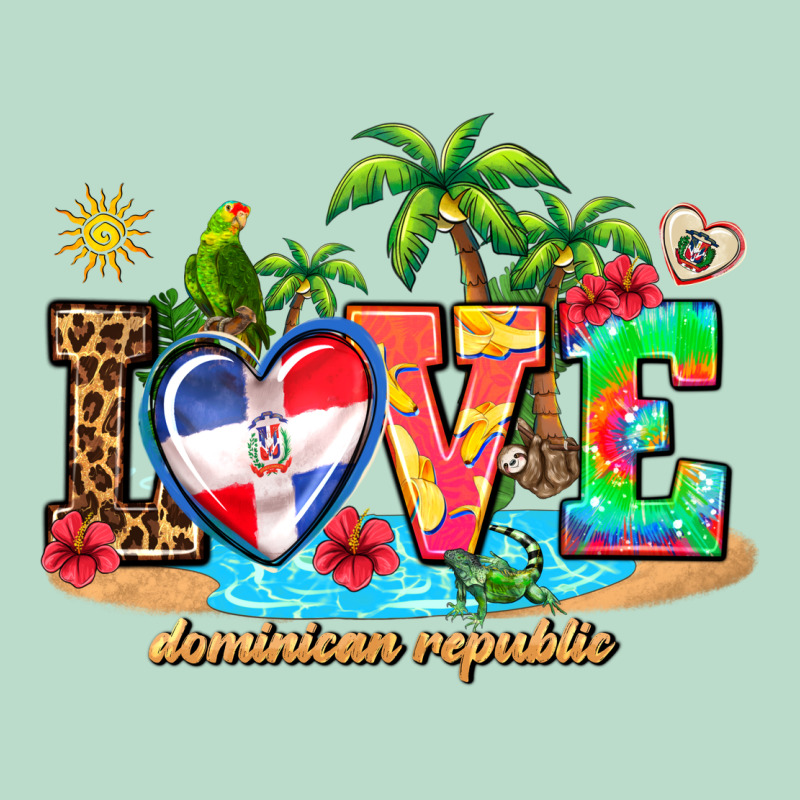 Love Dominican Republic Premium Hoodie by AdoDesignShop | Teevron
