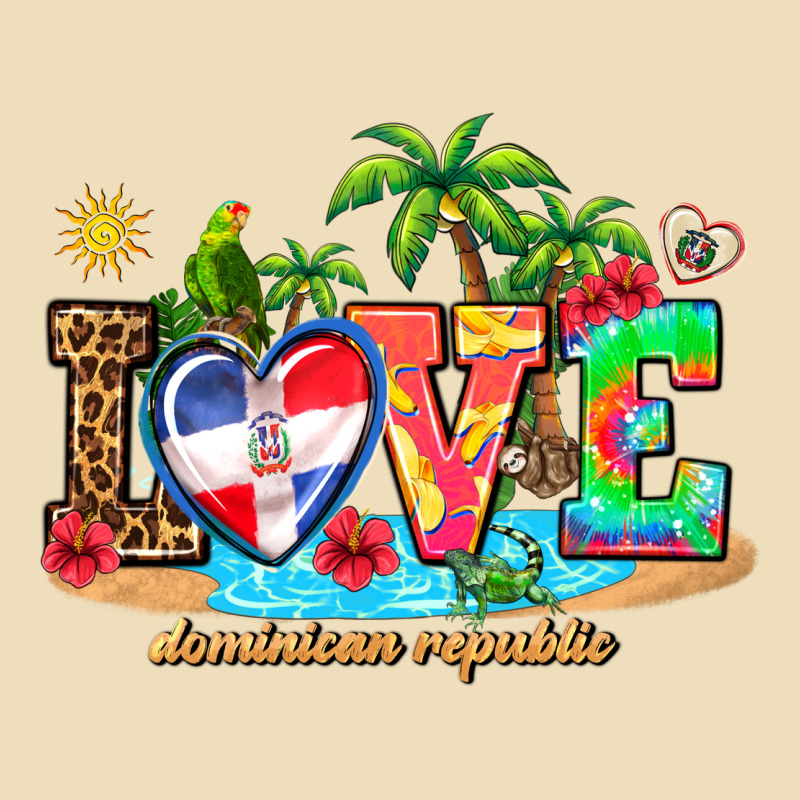 Love Dominican Republic Premium Hoodie by AdoDesignShop | Teevron