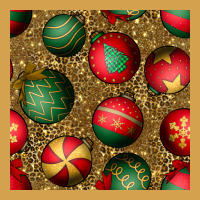 Christmas Ornaments And Leopard Seamless Pattern Urban Hoodie | Teevron