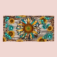 Western Sunflower And Gemstone License Plate Premium Sweatshirt | Teevron