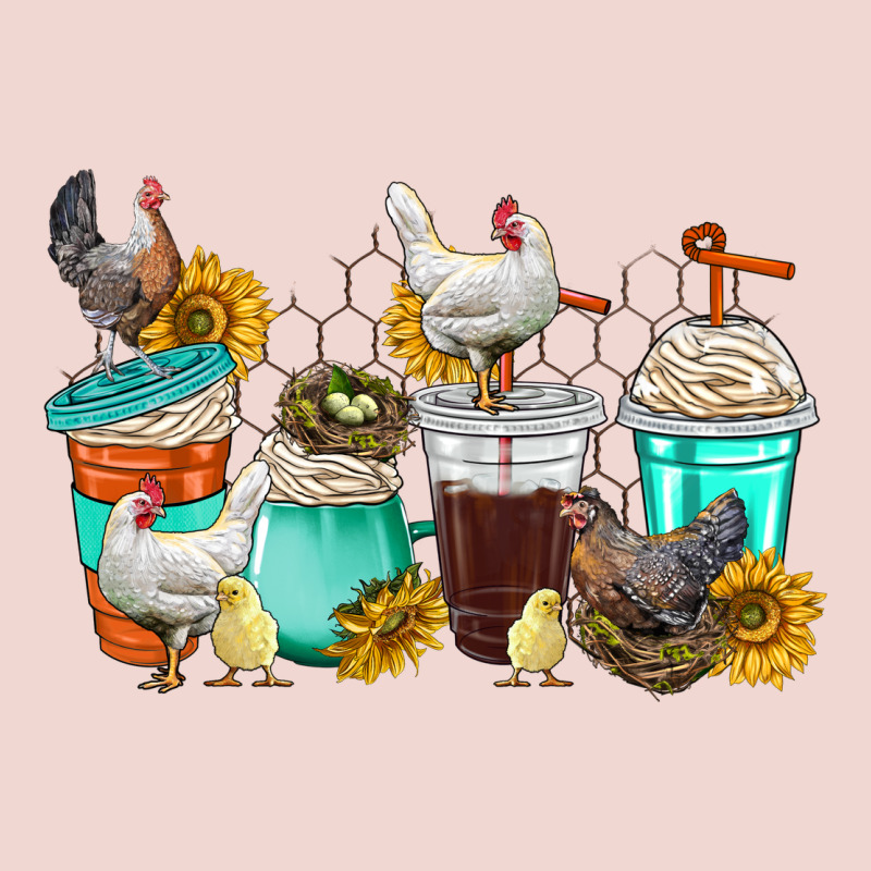 Chicken Coffee Cups Premium Sweatshirt by texasbilliewilder | Teevron