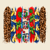 Dominican Republic Brushstrokes Premium Hoodie | Teevron