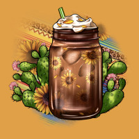Sunflower Coffee Cup Cactus Premium Hoodie | Teevron