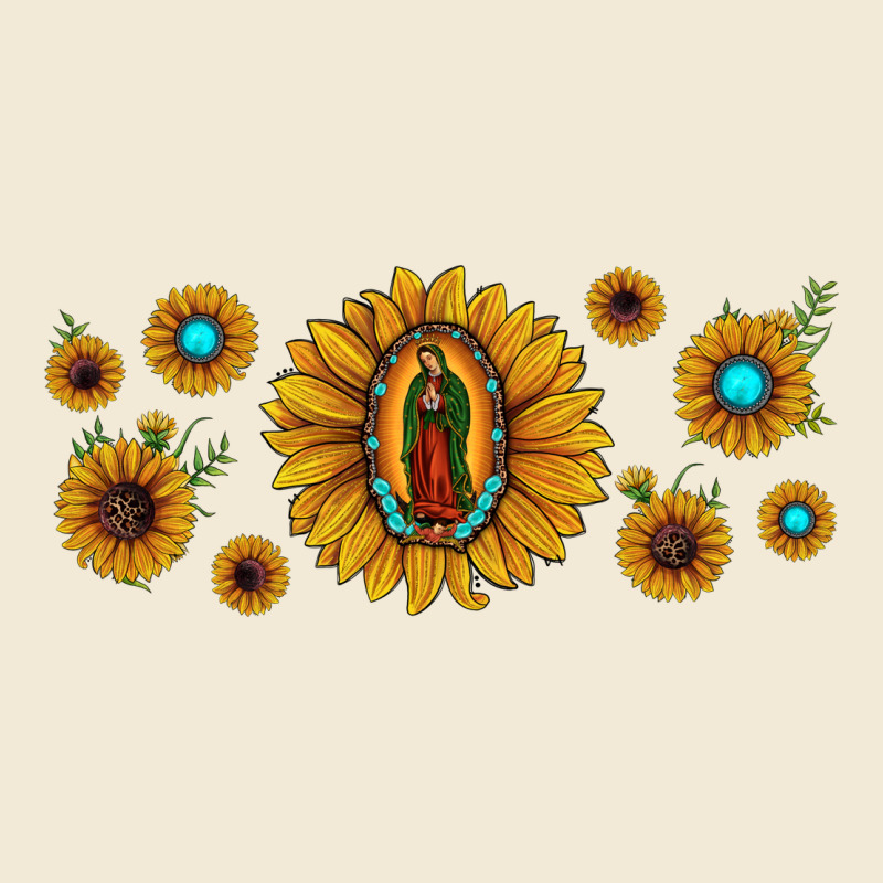 Sunflower Lady Of Guadalupe Premium Hoodie by JahusDesignShop | Teevron