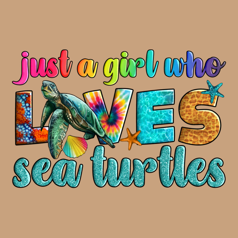 Just A Girl Who Loves Sea Turtle Vintage Tee by Artiststas | Teevron