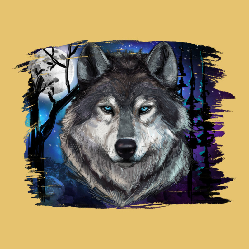 Wolf And Full Moon Premium Sweatshirt by RanaPortraitStore | Teevron