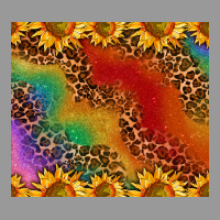 Pride Sunflower  Rainbow Leopard Vintage Hoodie | Teevron