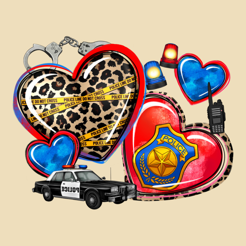 Western Leopard  Police   Hearts Premium Hoodie by AdoDesignShop | Teevron