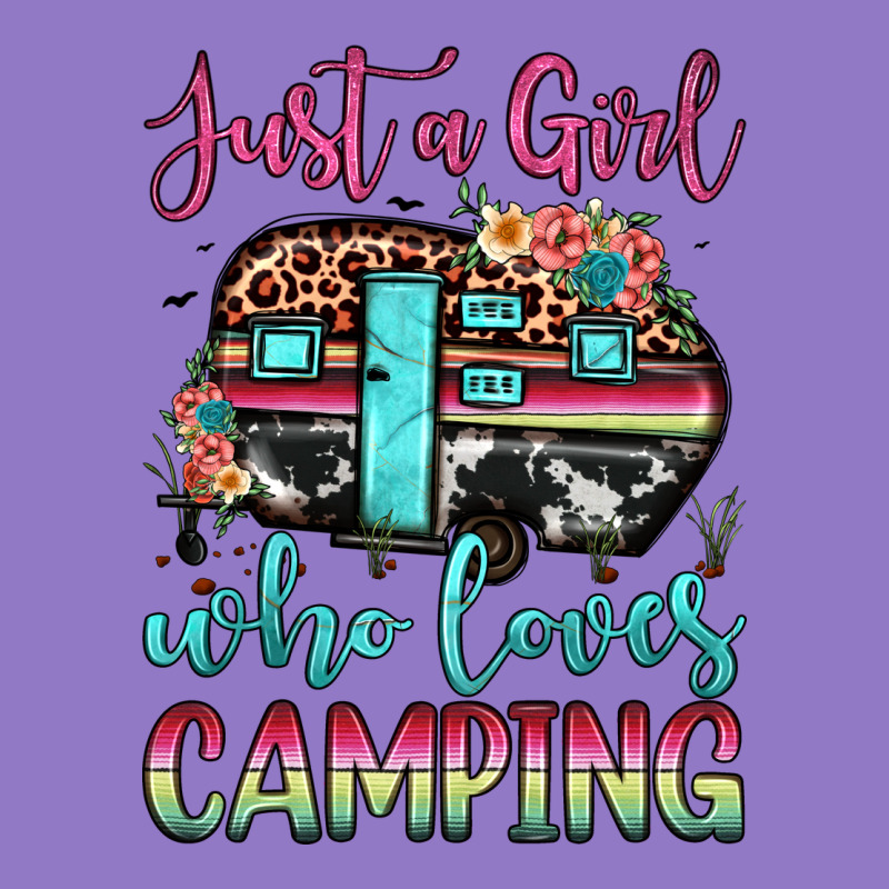 Just A Girl Who Loves Camping Urban Hoodie by JahusDesignShop | Teevron