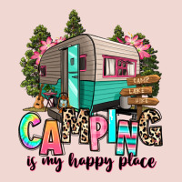 Camping Is My Happy Place Premium Sweatshirt | Teevron